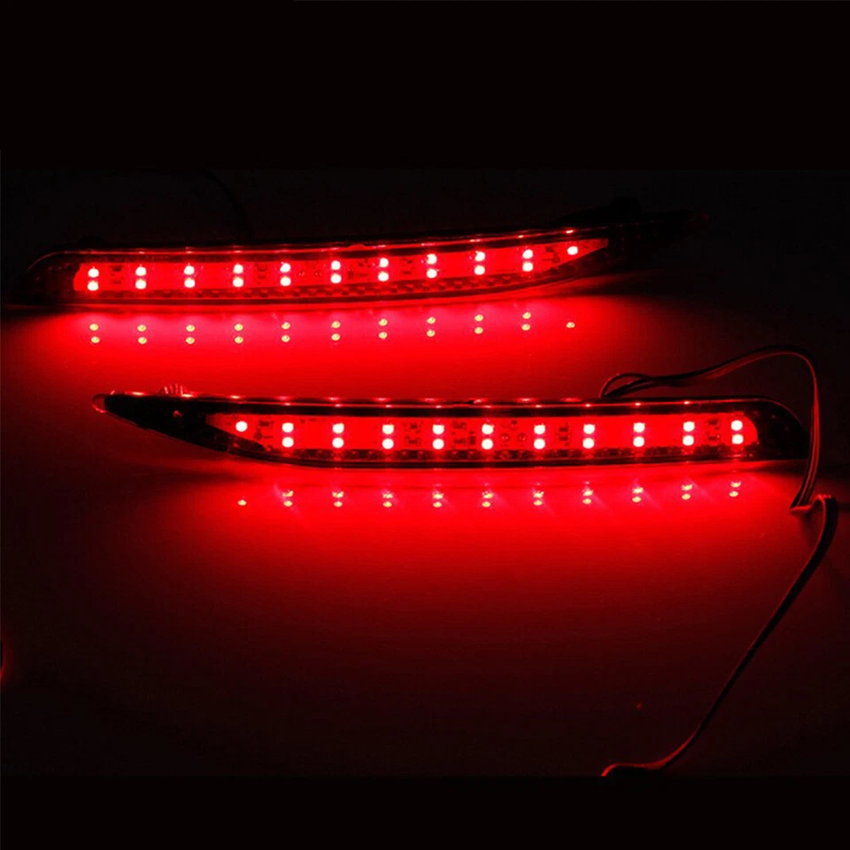 2Pcs Rear Bumper Reflector Light Tail Brake Light for Honda Accord 9th 2014-2016 - Imagem 4 de 4