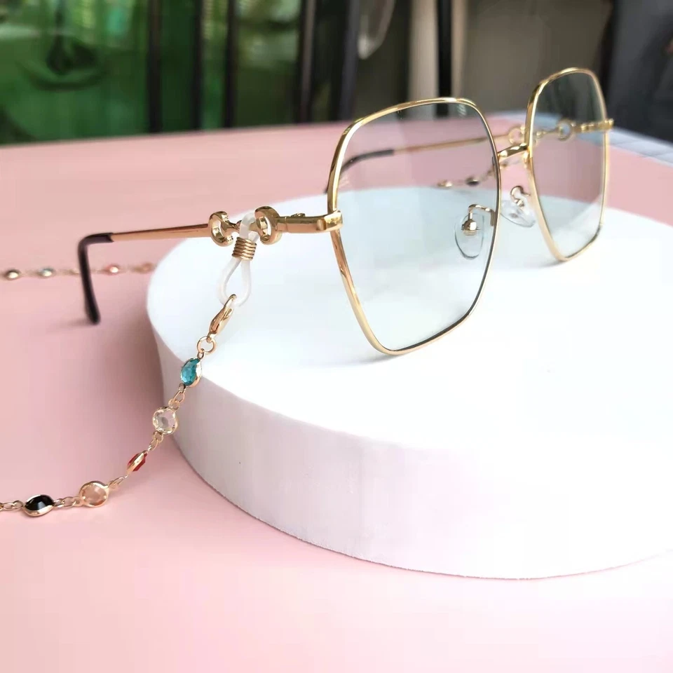 Cordino per occhiali Laccetto Collana Catena occhiali da vista lettura da sole - Immagine 3 di 4