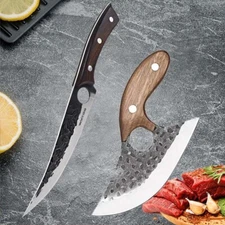 Handmade Forged Kitchen Chef Knife Professional Cutting Boning Knife For Cooking