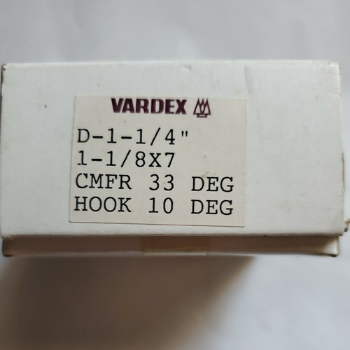 Vargus 1-1/8 - 7 UNC Thread Rt. Hand HSS Chaser Geometric 1-1/4D Compatible DD
