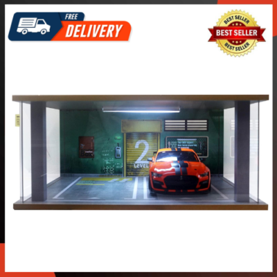 1/18 Scale Model Car Display Case - 1:18 Car Garage Display Case