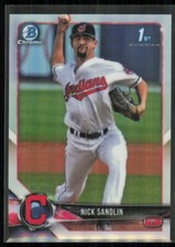 2018 Bowman Draft Chrome 1st Nick Sandlin Base Refractor #BDC-34