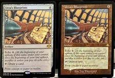 MTG Urza's Blueprint Foil Retro Frame Domanaria Remastered and #238 MTG 