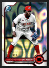 Jay Allen 2022 Bowman Chrome Prospect Lava Refractor 265/399 Cincinnati Reds