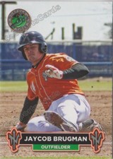 2018 Norfolk Tides Jaycob Brugman RC Rookie Baltimore Orioles