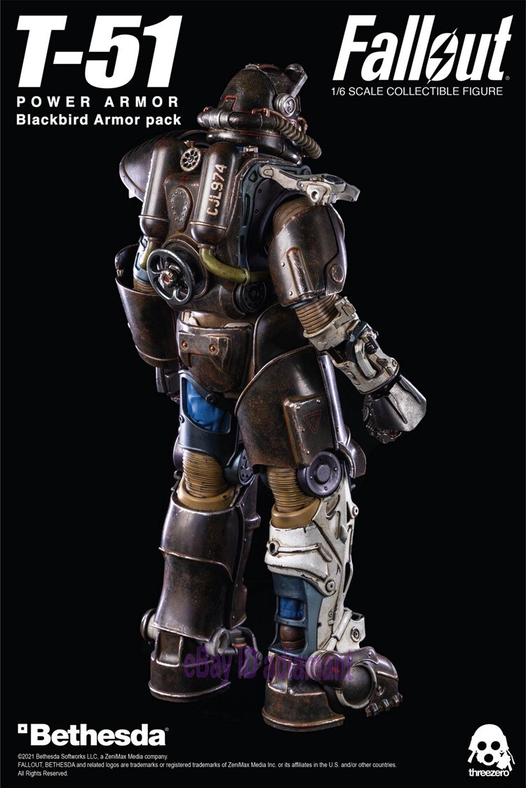 threezero フォールアウト T-51 ブラックバード・アーマー・パック Threezero Fallout T-51 Blackbird Armor Pack Power Armor 1/6 Action