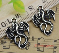 6/20/60X Retro Jewelry Making DIY pterosaur alloy charms pendant 21x16mm