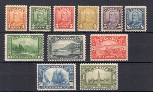 1928-29 CANADA - Stanley Gibbons 275-285 - Parliament - 11 Value Series - MNH** - Bild 1 von 2