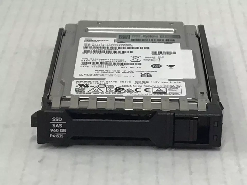 NEW P40510-B21 P41535-001 HPE 960G SAS 12G MU SFF Gen10 Plus V2 GEN11 Server SSD - Image 2 of 2