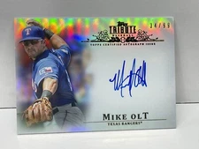 2013 Topps Tribute Auto /99 Mike Olt #TA-MO Rookie Auto RC Texas Rangers