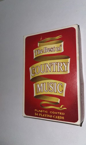 "The Best of Country Music" 54 Photo Playing Cards-1978 Vintage Deck of Cards