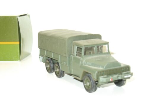 SOLIDO militaire camion ACMAT 6X6 baché avec CABINE BACHEE ref 116 - Foto 2 di 3