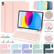 Bluetooth Keyboard Case with Mouse For iPad 7/8/9th Gen 10.2" Air 3/4/5 Pro 11"
