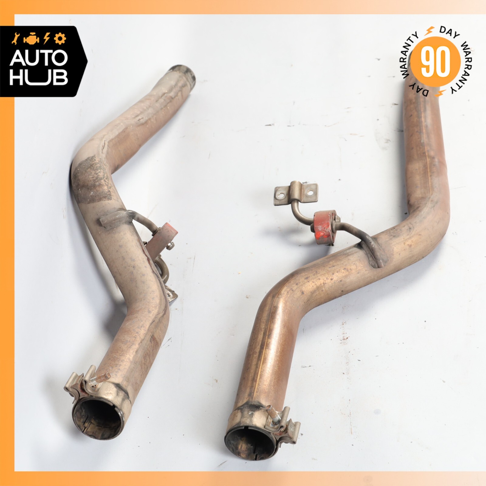 08-19 Maserati GranTurismo M145 Exhaust Pipes Left & Right Side Set OEM 70k