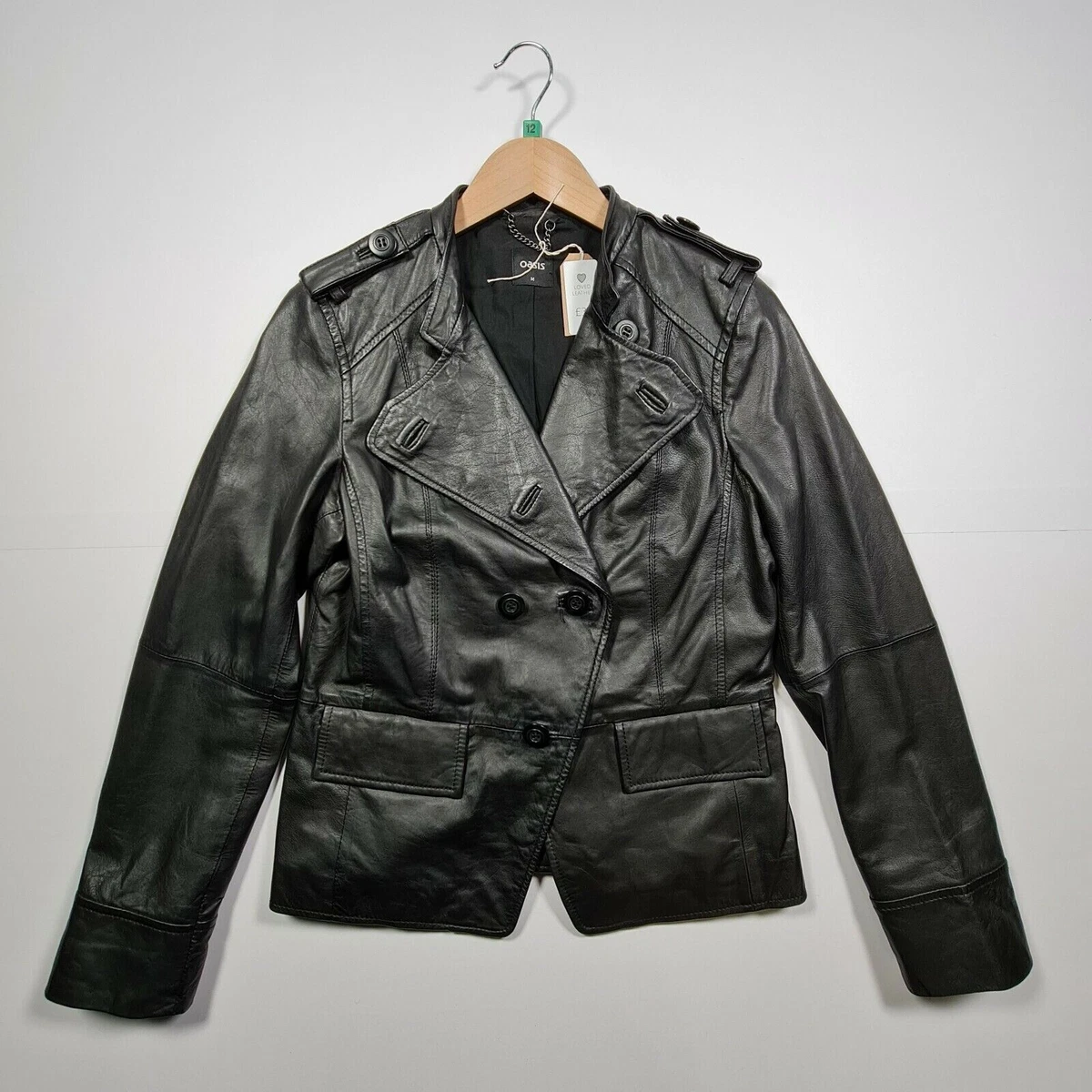 Oasis leather shop look biker jacket