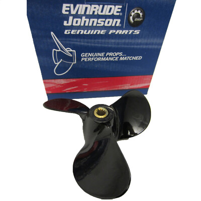 OEM OMC Johnson & EVINRUDE 9 X10 Pitch Aluminum OUTBOARD Propeller 