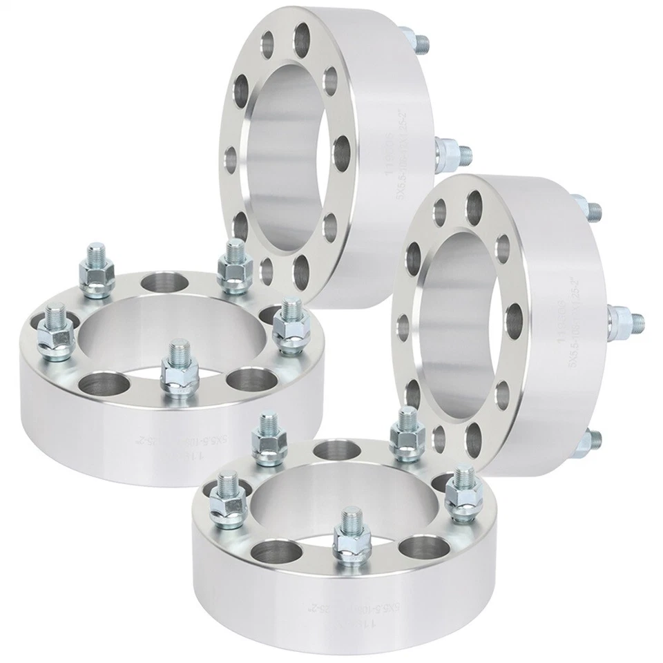 4Pcs 2" 5x5.5 Wheel Spacers 12x1.25 For Suzuki Grand Vitara Chevrolet Tracker - Image 3 of 4