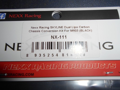 NEXX RC 1/28 Spares Part No NX-111 skyline carbon chassis kit MR03 mini z Atomic - 第 1/3 張圖片