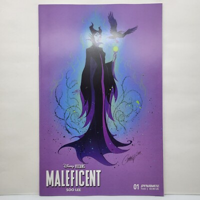 #ad Disney Villains Maleficent #1 Variant J Scott Campbell Cover Dynamite $14.99
