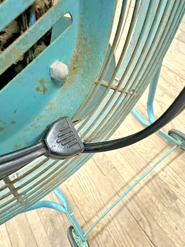1950s Mid-Century Emerson Electric Seabreeze Roll-About Adjustable 2-Speed Fan - Picture 17 of 17
