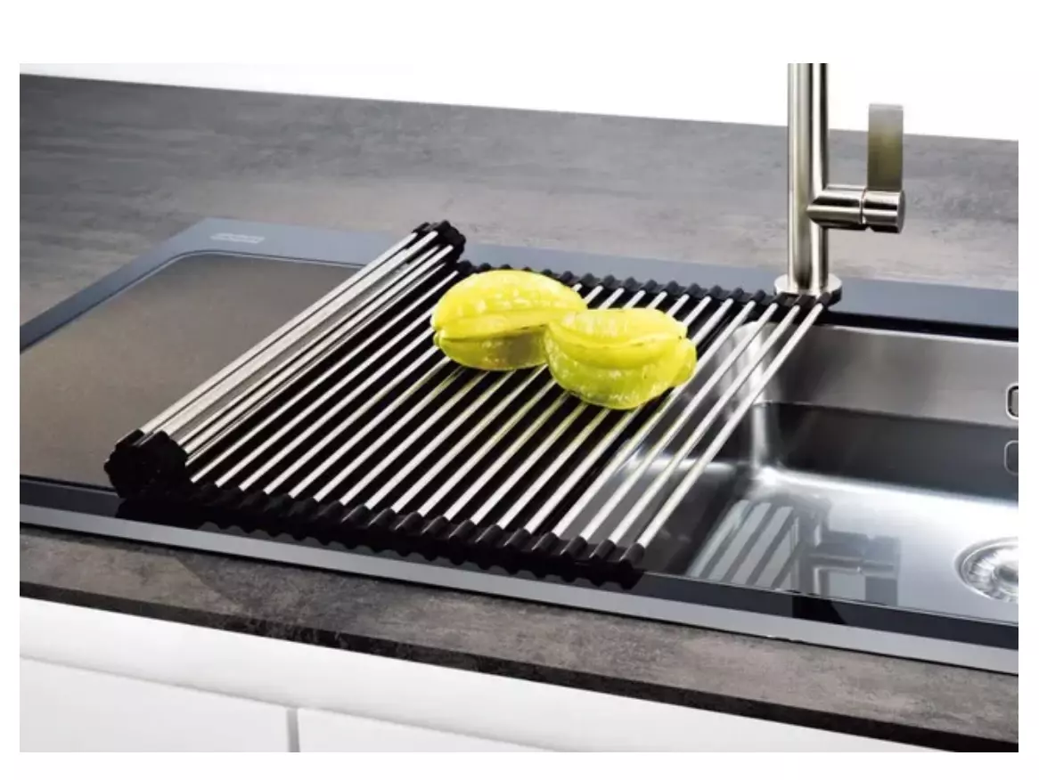 Franke Kitchen Tubular Bottom Roller Mat KB 36RM Mythos Kubus STAINLESS STEEL