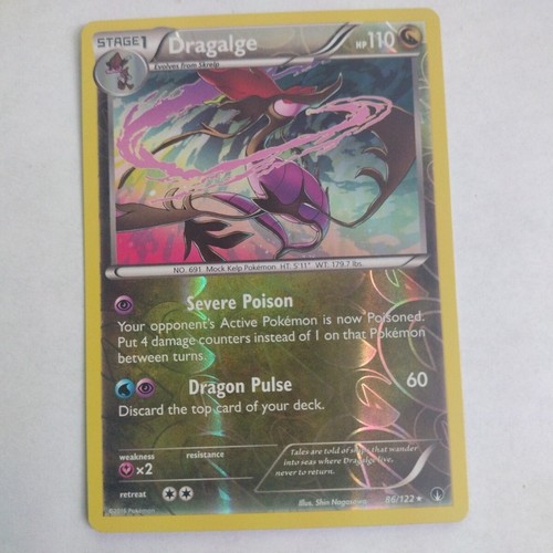 Dragagle 86/122 Reverse Holo Rare Pokemon TCG Card XY BREAKPOINT NM/M