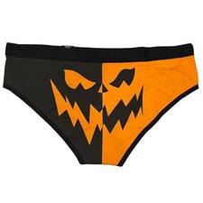 NWT TORRID Hipster Pantie Underwear Sz 0X-3X-4X Black Orange Jersey Halloween