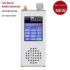 Decoder ATS touch screen 2,4 pollici ricevitore radio banda completa AM FM MW SW SSB DSP