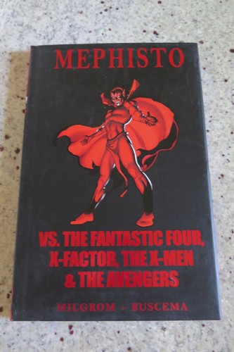 MEPHISTO VS. FANTASTIC FOUR X-FACTOR X-MEN AVENGERS EDICIÓN ESTRENADA HC MUY RARO FUERA DE STOCK
