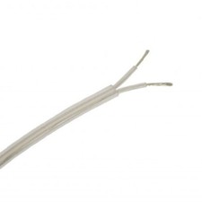 OVAL 2 Core Crystal Clear Transparent Electrical Lighting Cable - 0.5mm 3 amp