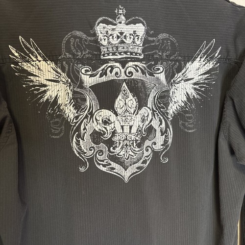 Red Level Nine dunkelgraues Herrenhemd Größe L - Bild 3 von 8