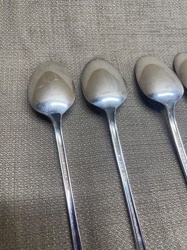 Embassy Silverpate Vintage Flatware set of 5 Iced Tea Spoons Ice Cream Spoons - Picture 18 of 21