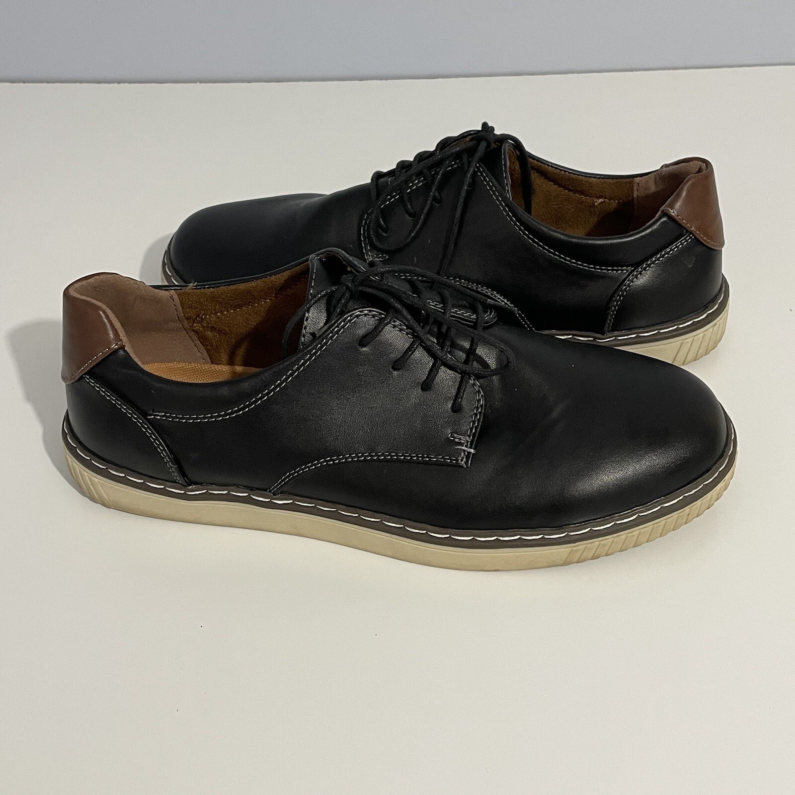 Deer Stags Mens Shoes Black Oakland Oxford Size 1… - image 4