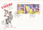 1987 Sweden FDC cover 200th Anniversary Sweden Circus Art