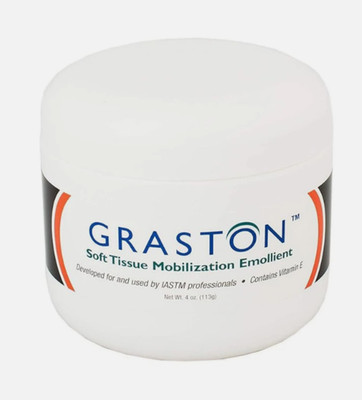 Graston Technique Vitamin E Enriched Emollient - 4oz Jar, Ideal for IASTM/Chirop