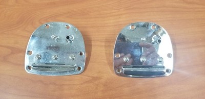 Vintage Fender Mustang Style Dynamic Vibrato Tremolo Tailpiece Assembly Pair 2x