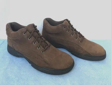 EASY SPIRIT Ankle BOOTS Booties~Women 9 N~Brown Suede Lace Up CHUKKA~COMFORT~EUC