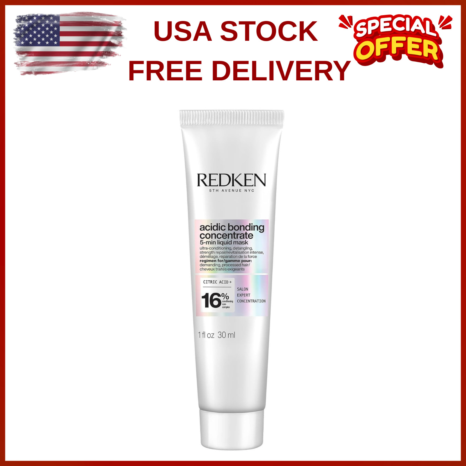Redken Leave in Conditioner Damaged Hair Repair Acidic Bondi