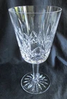 VINTAGE WATERFORD CRYSTAL WATER GOBLET(S) LISMORE SIGNED EXCELLENT
