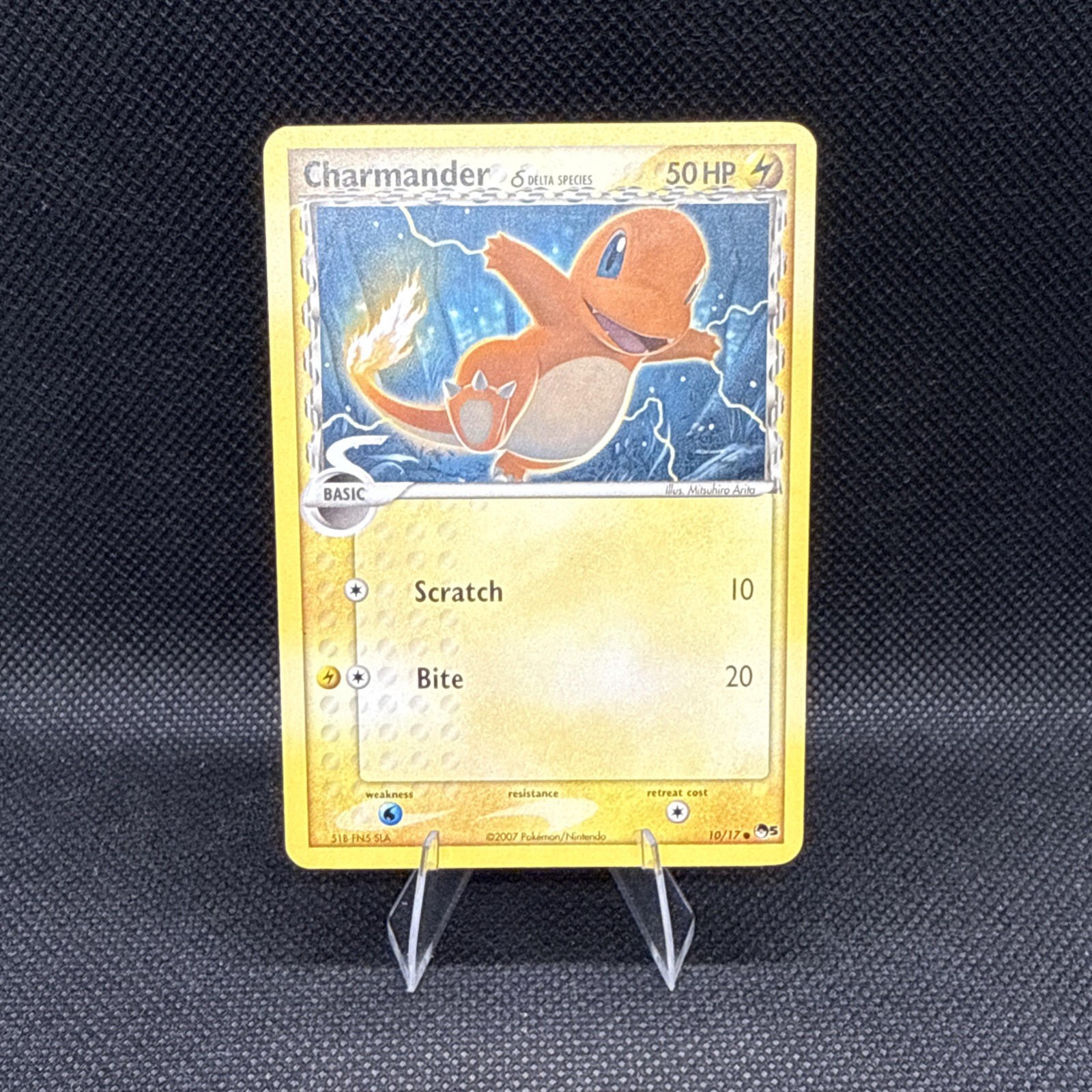 Charmander Delta Species - 10/17 - Pokemon Pop Series 5 Non-Holo Card NM