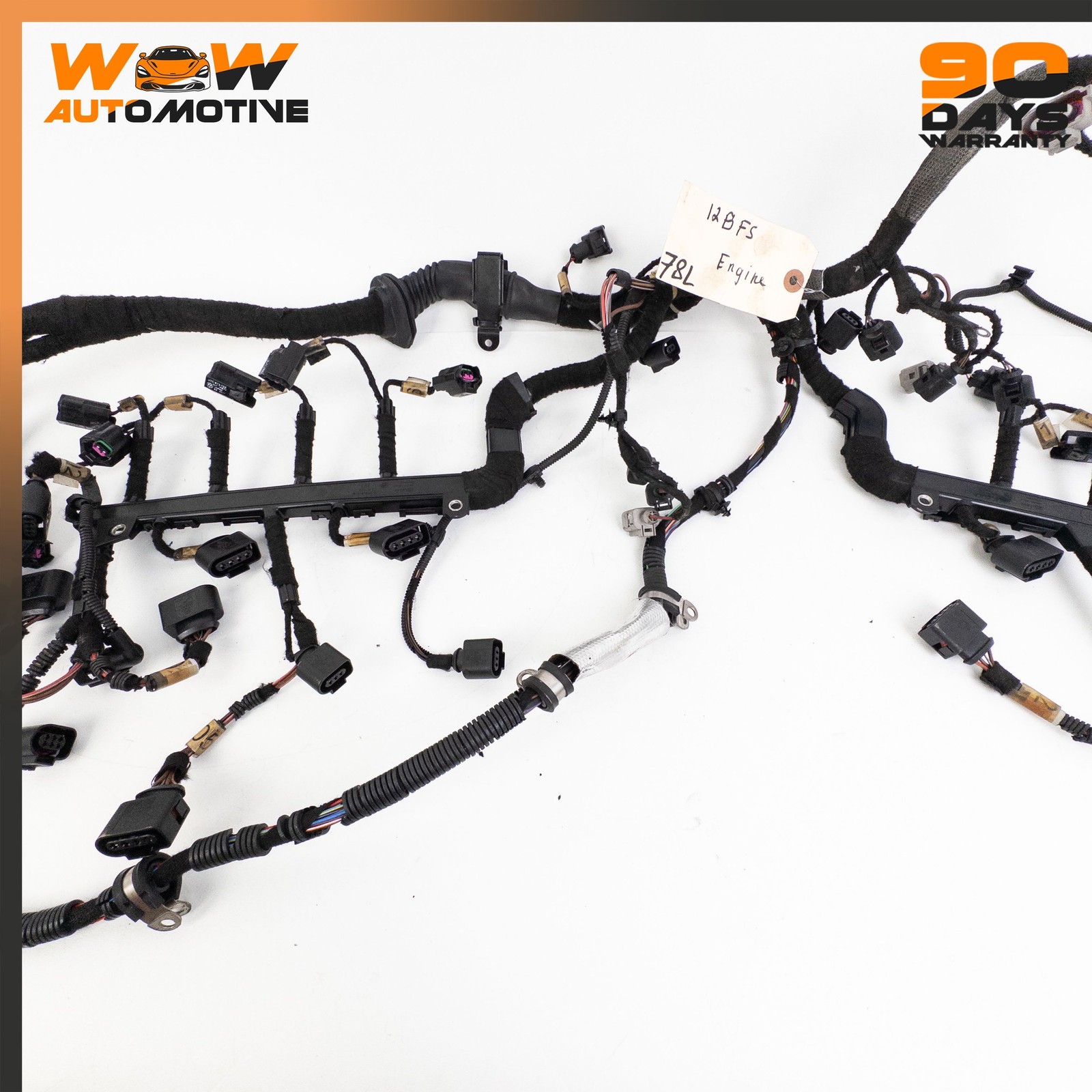 04-13 BENTLEY CONTINENTAL FLYING SPUR 6.0L ENGINE IGNITION WIRE CABLE HARNESS OE