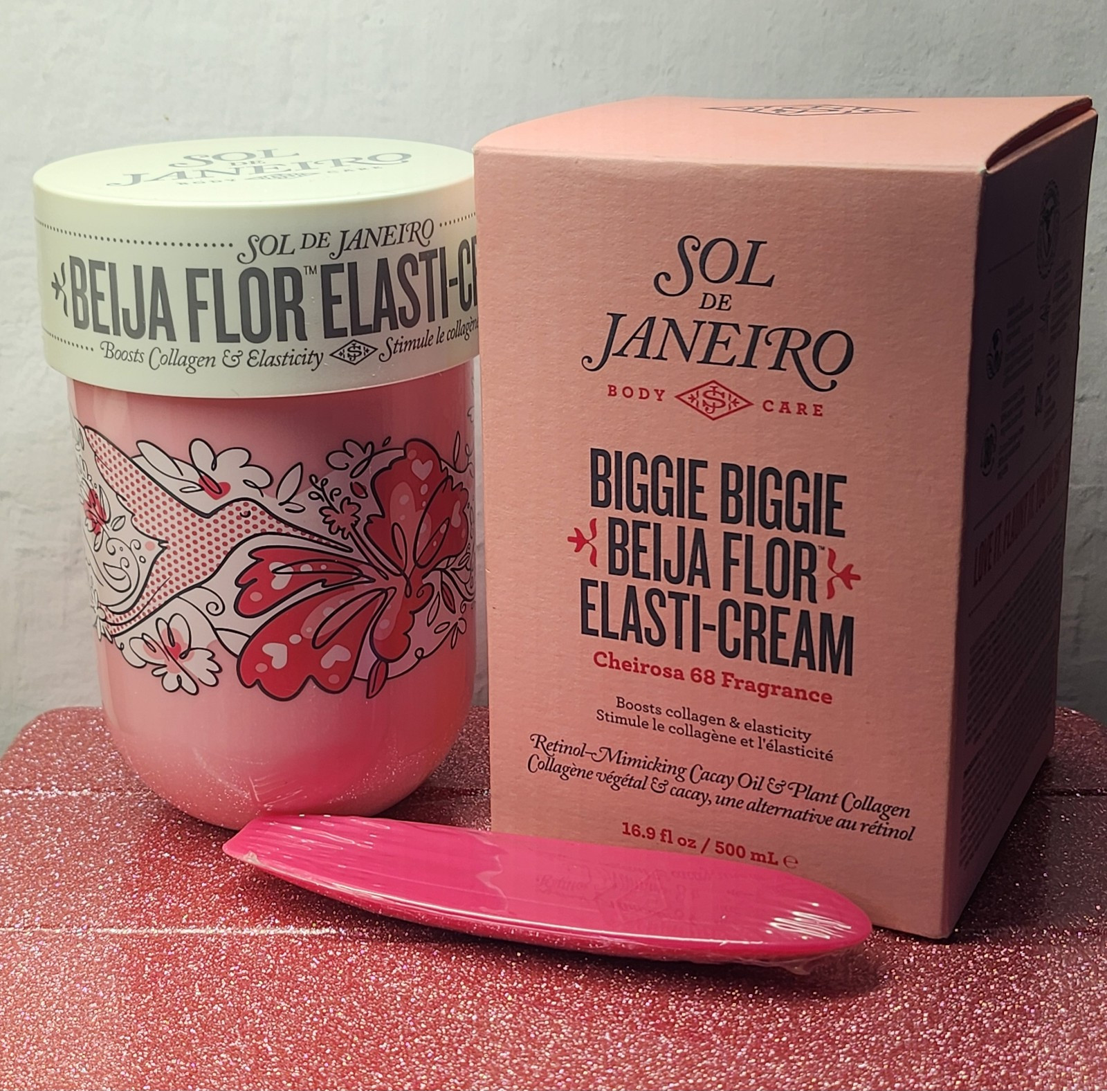 Sol de Janeiro Biggie Biggie Beija Flor Elasti-Cream 16.9 oz NIB LIMITED EDITION