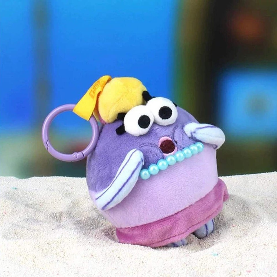 Spongebob Fish Rip Genuine Spongebob Bikini Bottom Chubby Fish Blind Box Plush Keychain | eBay