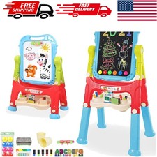 Versatile Kids Art Easel - Double-Sided  Portable for Indoor/Outdoor Creativity