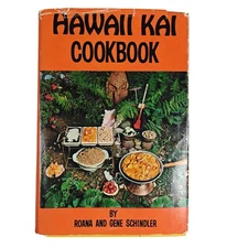 1970 Hawaii Kai Vintage Cookbook Roana and Gene Schindler Tiki Bar Luau Recipes
