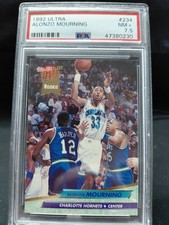 Fleer Ultra 1992-93 Alonzo Mourning Rookie #234 PSA 7.5 Charlotte Hornets