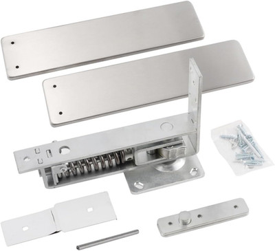 Self-Closing Double Action Spring Hinge for Wood Doors, Max 100Lb