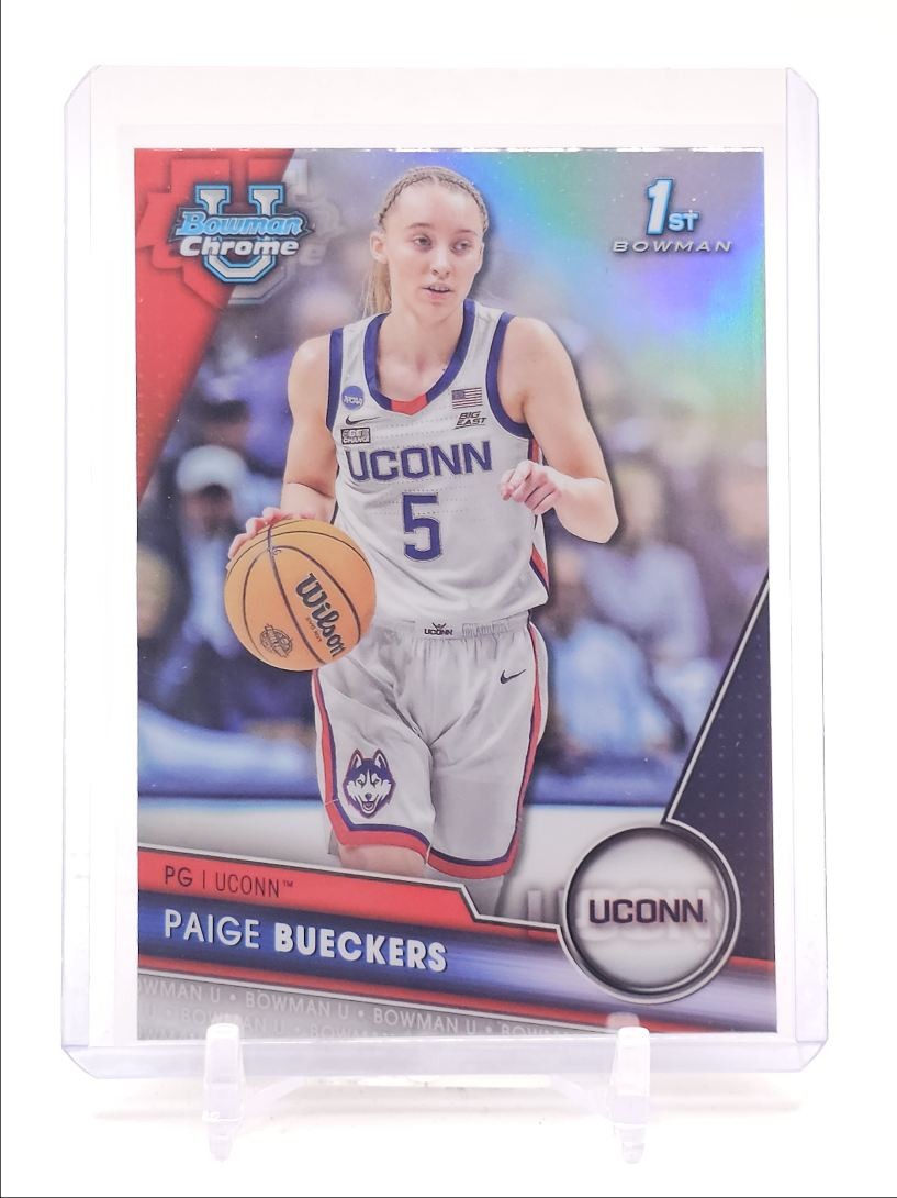 PAIGE BUECKERS 2023-24 BOWMAN UNIVERSITY CHROME 1ST REFRACTOR C Q0902