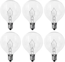 6 Packs Light Bulbs for Scentsy Warmer - 25 Watt Bulb for Full Size Wax Melt