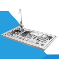 Enjuagador automático de vidrio con grifo taza de café multiángulo lavadora jarra de cerveza limpia